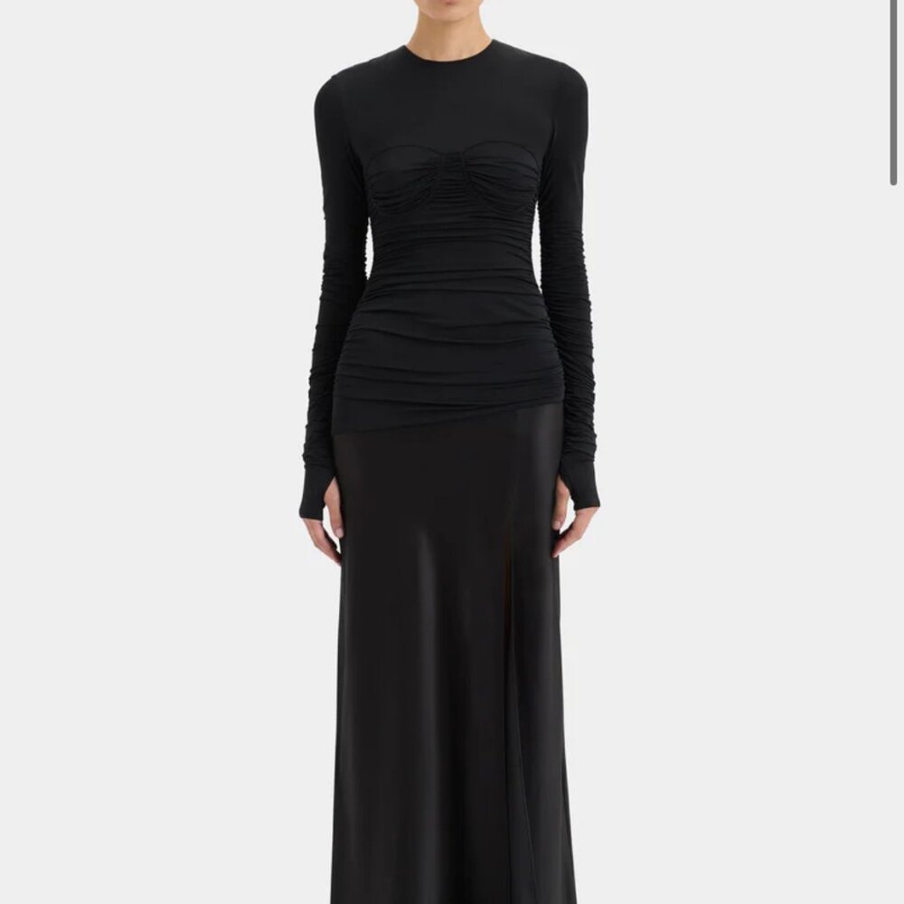 Sir The Label ‘Alessia’ Draped Gown (Cut Label)